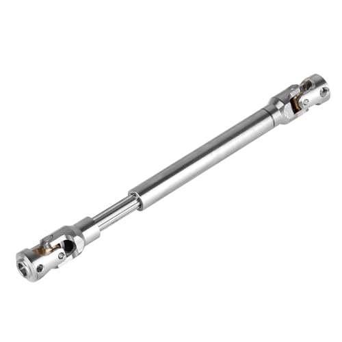 2pcs Hobbyfire 1/10 RC Crawler Drive Shafts Stainless Steel Universal Joint Driveshaft for Axial SCX10 II III Traxxas TRX4 Redcat Gen8 Gen7 Element Upgrades Parts(118-175mm) - style: 118-175mm