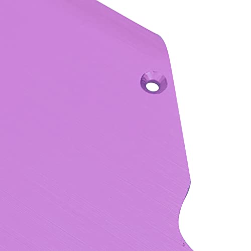 Aluminum Alloy Chassis Bottom Plate Replacement Upgrade Parts for HSP 94122 1/10 RC Car (Purple) - color: Purple