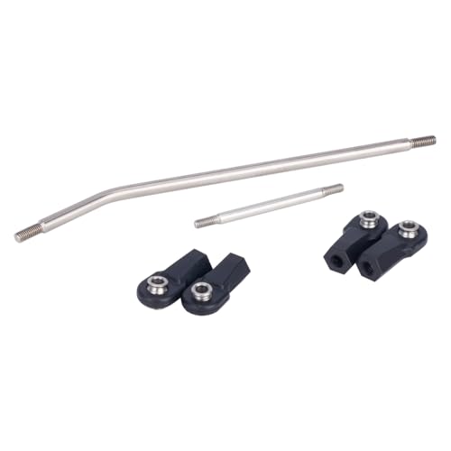 Performance Carbon LCG Chassis Kit with Brace Rock Sliders Delrin Skid Plate for 1/10 RC Crawler Comp Rigs SCX10 Capra Upgrade (Links Set) - style: Links Set