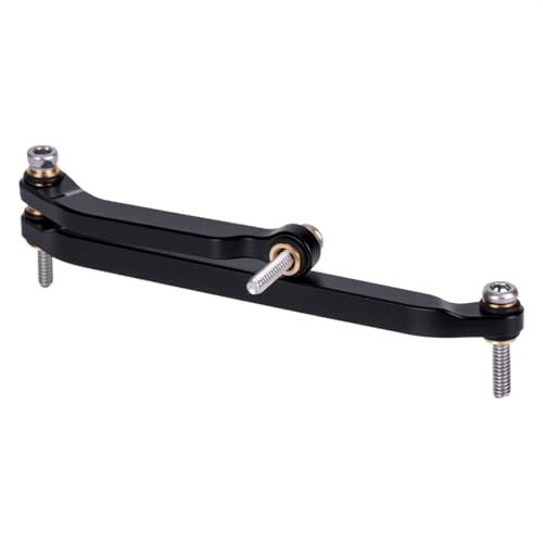 Aluminum Steering Links for 1/30 Axial SCX30 RC Crawler Car Upgrade Parts (Black Steering Link) - color: Black Steering Link