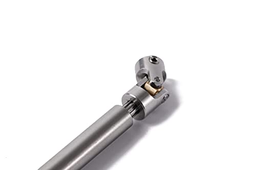 Aluminium Universal Drive Shaft Upgrades Accessories for 1/10 SCX10 RC Car Truck Rock Crawler 110-155 mm(2PC)