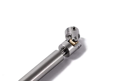Aluminium Universal Drive Shaft Upgrades Accessories for 1/10 SCX10 RC Car Truck Rock Crawler 110-155 mm(2PC)