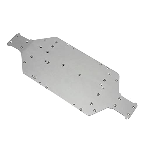 Astibym Aluminum Alloy CNC RC Car Chassis Plate, Chassis Armor for ZD Racing -10 7507 1/10 Scale Off-Road Vehicle Upgrades