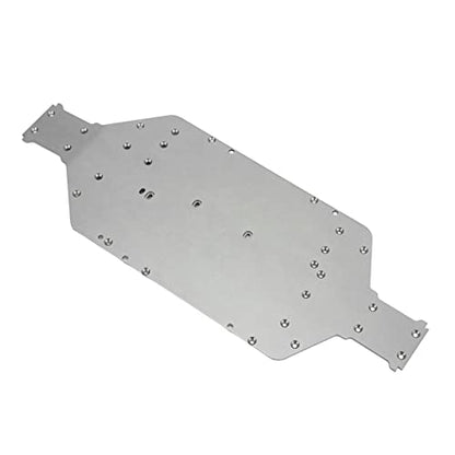 Astibym Aluminum Alloy CNC RC Car Chassis Plate, Chassis Armor for ZD Racing -10 7507 1/10 Scale Off-Road Vehicle Upgrades