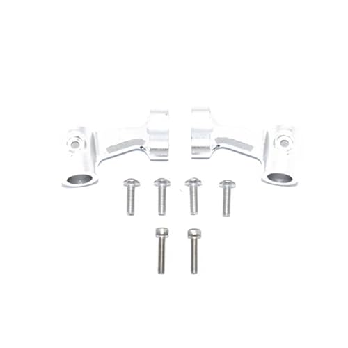 RC Car Accessories Compatible with ARRMA for Limitless for KRATON for Outcast for EXB 6S 1/7 1/8 RC Car Rear Body Post Mount Car Shell Column Fixed Bracket(Silver) - color: Silver