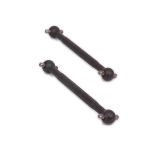RC Drive Shafts Parts for HPi Rs4 RS4018 116034 113714 1/10 2PCS 50.5mm for Universal Drive Axle Dogbone RC for Hobby Car Replacements Parts(Black) - color: Black