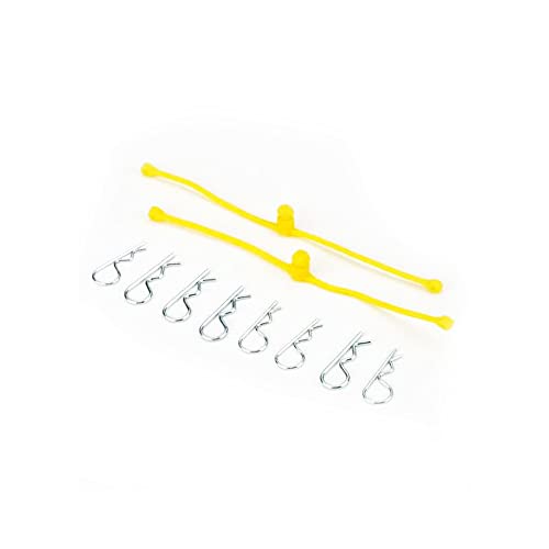 Du-Bro 2247 Yellow Body Klip Retainer (2-Pack) - color: Yellow