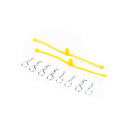 Du-Bro 2247 Yellow Body Klip Retainer (2-Pack) - color: Yellow