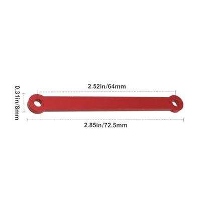 Hobbypark Aluminum Tie Bar and Suspension Hinge Pins for 2WD Traxxas Rustler VXL Slash Stampede Bandit Nitro Sport,Replacement of 2532 2640 (Red) - color: Red