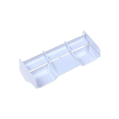 NORMICHIC RC Competition-Class Tail Wing For 1/8 Scale Nitro Electric Powered Off-Road Racing Buggy Truck, RC Frame Tail Wing Upgrade Part (White)