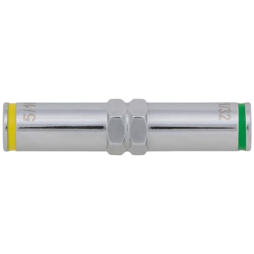 Klein Tools 32809MAG 9-in-1 Multi-Nut Driver Tool, Magnetic SAE Pass Through Driver with Hex Nut Sizes 3/16 to 3/4-Inch - style: 9-in-1 Nut Driver
