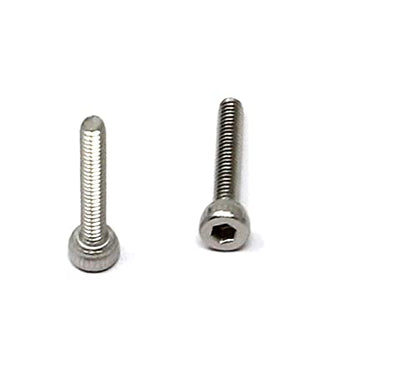iexcell 100 Pcs M2 x 12mm Thread Pitch 0.4 mm Stainless Steel 304 Hex Socket Head Cap Screws Bolts Kit - size: M2 x 12mm