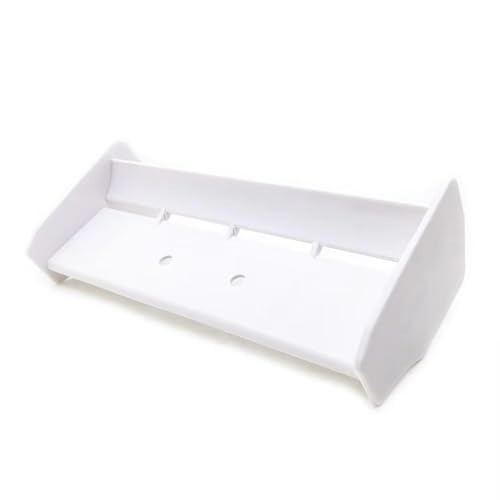 Rc Upgrade Spare For HSP 94166 94106 94107 1/10 For Buggy RC Cars Plastic Nylon Tail Wing Off Road Car For Nitro Electric Powered Truck Remote(White) - color: White