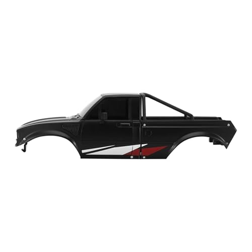 RC Spare Part Compatible with TRX4M for Defender for Bronco for Pickup Hard Body Shell with Bed Rack 1/18 RC Crawler Car Upgrade Parts(Black) - size: Black