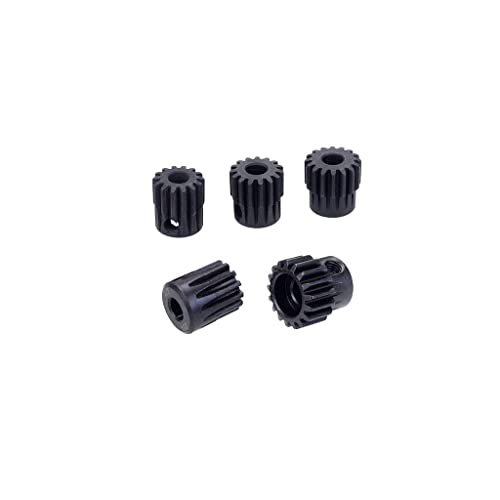 OGRC Pinion Gear 32p 5mm Pinion Motor Gear 13T 14T 15T 16T 17T Set | M0.8 32DP Steel Pinion Gears for RC Buggy Car Monster Truck Fits 5mm Shaft Motor
