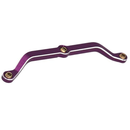 Compatible with C8801 AX-8560 1/18 RC Truck Model Accessory Upgrade Parts Steering Rod Steering Linkage Servo Link RC Car Pull Rod Linkage - color: Purple