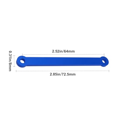 Hobbypark Aluminum Tie Bar and Suspension Hinge Pins for 2WD Traxxas Rustler VXL Slash Stampede Bandit Nitro Sport,Replacement of 2532 2640 (Navy Blue) - color: Navy Blue