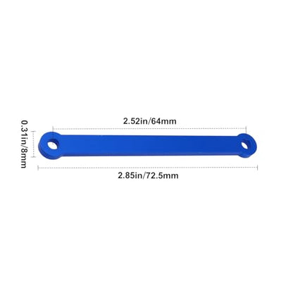 Hobbypark Aluminum Tie Bar and Suspension Hinge Pins for 2WD Traxxas Rustler VXL Slash Stampede Bandit Nitro Sport,Replacement of 2532 2640 (Navy Blue) - color: Navy Blue
