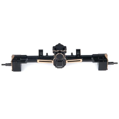 RCHUBAM RC Front & Rear Axle Set Metal Complete Axle with Steering Weights for 1/24 Axial SCX24 RC Crawler Deadbolt C10 Upgrades Accessories Part (Rear Axle) - style: Rear Axle