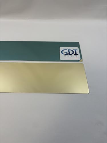 Protection Plates/Push Plates (Polished Brass, 4 X 4) - color: Polished Brass, size: 4 X 4