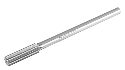 Accusize Industrial Tools 15.0 mm H.S.S. M2 Straight Shank Straight Flute Chucking Reamers, Right Hand, Shank Dia 11 mm, 6 Flute, 8'' Oal, 0400-5150 | 15.0 mm HSS M2 Straight Shank Straight Flute Chucking Reamers, RH, Shank 11 mm, 6 Flute, 8" OAL - size: