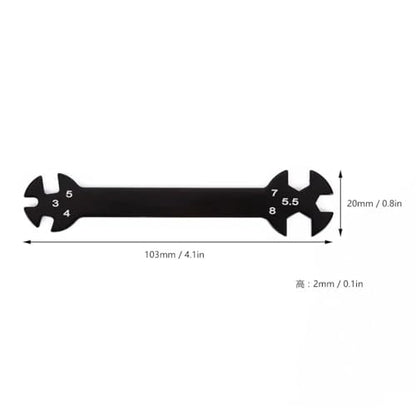 RC Upgrade Parts Tools 6 In 1 Wrench Tool 3/4/5/5.5/7/8mm For Turnbuckles With Nuts Multifunctional Rc Car Toys Parts RC Accessory
