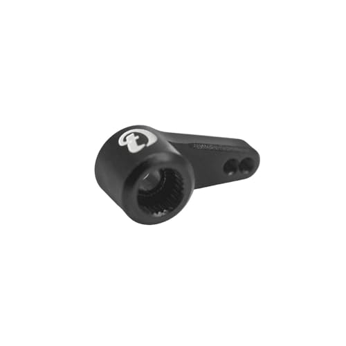 Hobby Details Aluminum Rear Axle Gear Box Skid Link Wheel Upgrade Set for 1/30 Axial SCX30 Jeep Wrangler RC Cars, Black and Gold (Aluminum Servo Arm) - color: Aluminum Servo Arm