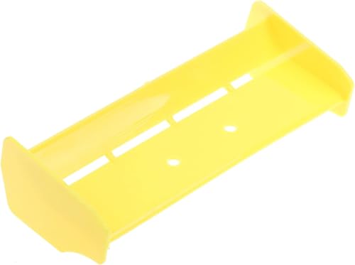 1/10 RC Plastic Rear Spoiler Compatible with 1:10 Scale RC Off-Road Short Course Truck Buggy Racing Rear Wing Tail (Yellow) - color: Yellow
