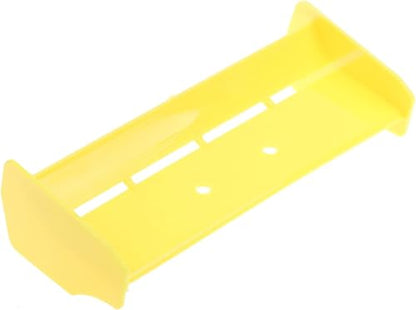 1/10 RC Plastic Rear Spoiler Compatible with 1:10 Scale RC Off-Road Short Course Truck Buggy Racing Rear Wing Tail (Yellow) - color: Yellow
