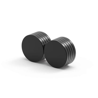 Strong Neodymium, Rare Earth Magnets for Crafts, Heavy Duty, Round, Small, 1.18x 0.12 Inch, 10 PCS,Black - color: Black, size: 1.18inch 10PCS