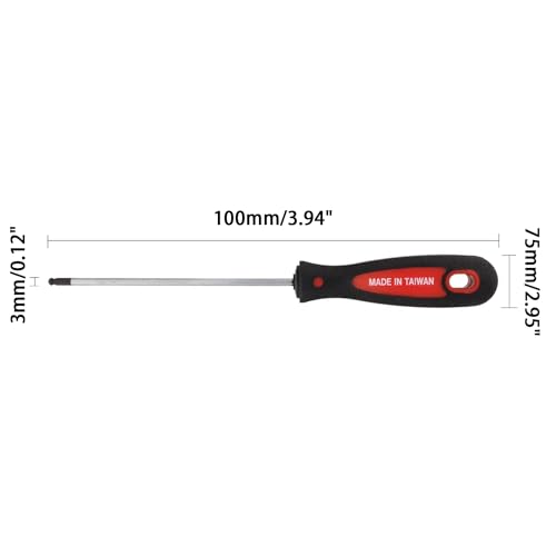 Utoolmart Ball Head Allen Precision Screwdriver, 3mm x 100mm Hex Design Wrench Hand Tool 1Pc - color: 1pcs, size: 3×100×75mm
