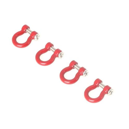 RC Cars Models Parts for TRX4 for TRX6 for SCX10 II III PRO Gen8 1/10 RC Crawler Car Aluminum Bumper Tow Shackle Set Upgrades Parts Accessories