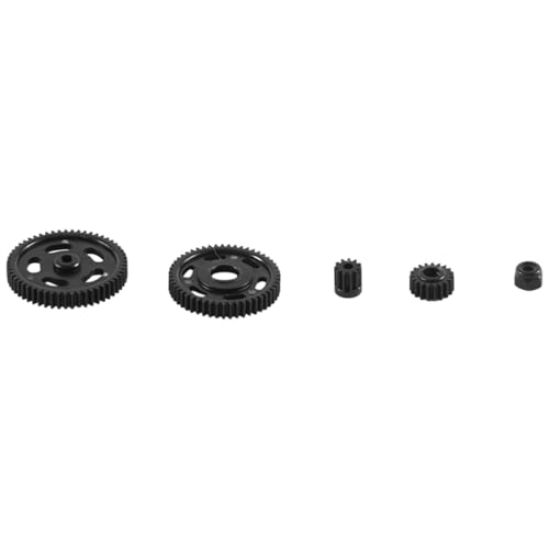 RC Car Accessories for Axial for SCX24 AXI90081 AXI00002 C10 AXI00001 1/24 RC Crawler Transmission Steel Spur Gear Set Upgrade Parts