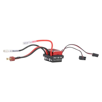Keenso ESC Upgraded 320A Two Way Brushed ESC with Brake for 1/10 RC Cars Plastic Aluminum Alloy for Axial SCX10 Remote Control Vehicles