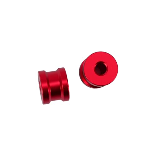 Aluminum Rear Chassis Brace Collar Spacer Set for Arrma 1/8 Kraton Notorious Outcast Talion 6S RC Part (Red) - color: Red