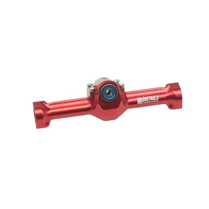 Hobby Details Aluminum Rear Axle Gear Box Skid Link Wheel Upgrade Set for 1/30 Axial SCX30 Jeep Wrangler RC Cars, Red (Rear Axle) - color: Rear Axle