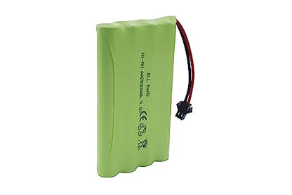 9.6V 2800mah AA Rechargeable Battery with SM-2P Plug with USB Charging Cable for RC Toys Cars Trucks Tanks Engineering Vehicles Remote Control Boats Electric Toys Rechargeable Batteries