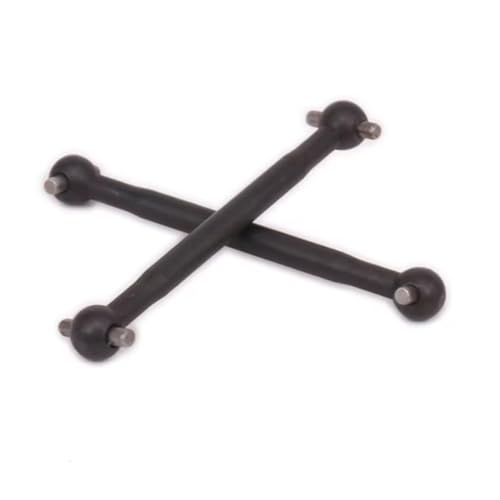 RC Drive Shafts Parts for HPi Rs4 RS4018 116034 113714 1/10 2PCS 50.5mm for Universal Drive Axle Dogbone RC for Hobby Car Replacements Parts(Black) - color: Black