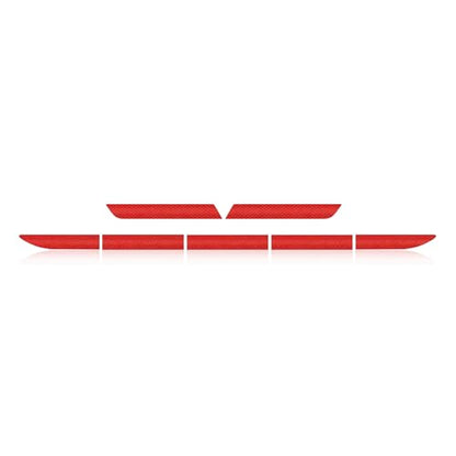 7PCS Car Reflective Stickers, Auto Bumper Reflective Stickers Set, Cars Trunk Strong Reflective Strip Decal, High Intensity Night Safety Warning Decal, Universal Waterproof Bumper Sticker