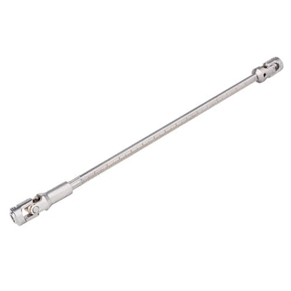 Cut to Length Drive Shaft Stainless Steel 232-248mm Universal Joint Driveshaft for 1/10 RC Crawler Axial SCX10 Capra TRX4 Redcat Gen8 Gen7 Upgrades Parts(Silver) - color: Silver