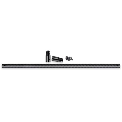 Que-T 1/8 RC Carbon Fiber Center Brace Bar for Arrma Vendetta Infraction 3S BLX Central Chassis Support Bar Upgrade (Black) - color: Black