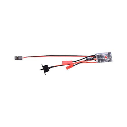 Waterproof 10A Brushed ESC E2s Dual Way Brake LED Control for 1/16 1/18 1/24 RC Car, Boat, Tank8 RC Car Brushless ESC