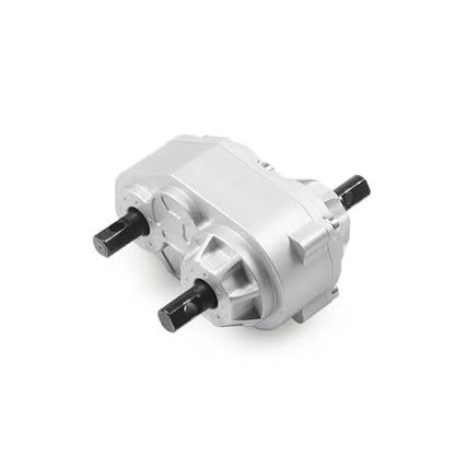 RC Car Gearbox, for SCX10 D90 1/10 RC Car Metal Transfer Case Gearbox with 72MM Mount Plate Replacement RC Car Gearbox Upgrade Part for SCX10 D90 1/10 RC Crawler Car Accessories