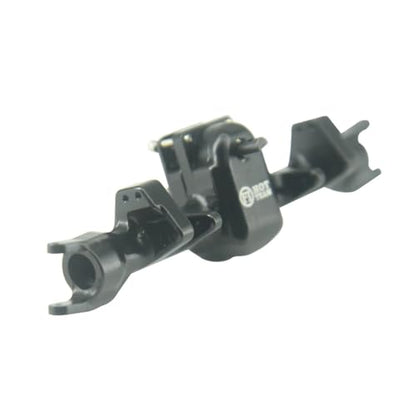 S11 Ultimate Axle with Brass Tungsten Steel Steering Knuckles +11mm Counterweight Front and Rear Axle for Axial 1/24 SCX24 RC Upgrade Parts
