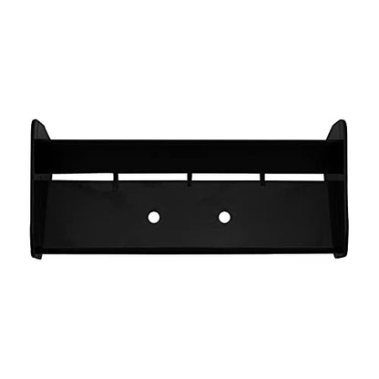 RC Force Rear Spoiler High-Down Force Body Wing Tail Compatible with HPI HSP Redcat 1/10 RC Off Road Short Truck Buggy Car Truck (Black) - color: Black
