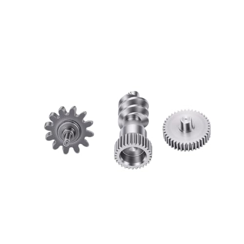 Generic Carbon Steel Gearbox Gears Bearings Set for Enhanced Performance in SCX30 1/30 RC Crawlers, 9.5g Complete Upgrade Kit
