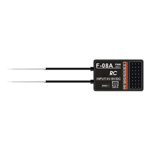 4/6/8CH Receiver Multiple Frequency F04A F06A F08A for Remote Models Enhances Stability and Easy Installation