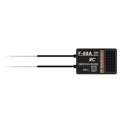 4/6/8CH Receiver Multiple Frequency F04A F06A F08A for Remote Models Enhances Stability and Easy Installation