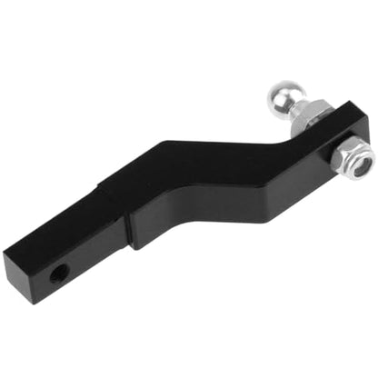 ShareGoo CNC Aluminum Trailer Tow Trailer Drop Hitch Receiver Upgrades Parts Compatible with Traxxas TRX-4 Trail 1/10 RC Crawler Car Truck