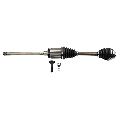 TRQ Front Passenger Side CV Axle Assembly Compatible with 2011-2016 BMW 535i xDrive 2012-2016 528i xDrive 2014-2018 640i - style: CSA80039